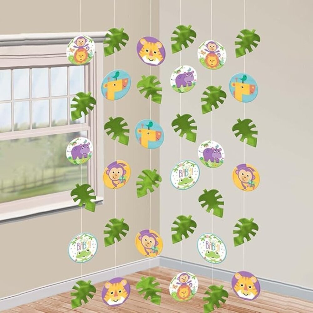 Amscan Fisher Price Hello Baby String Decoration, 7', Multicolor